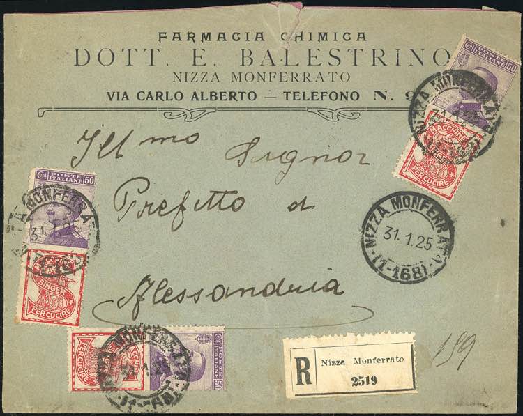 1925 - 25 cent. Singer (16), tre ... 