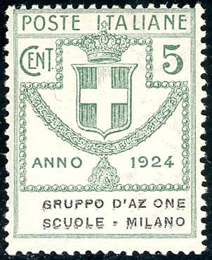 GRUPPO DAZIONE SCUOLE-MILANO 1924 ... 