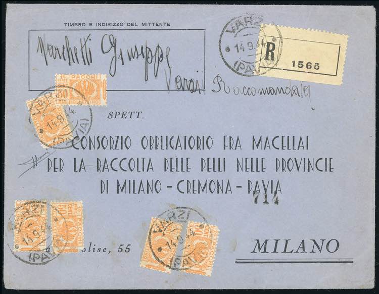 1944 - 50 cent. pacchi postali ... 