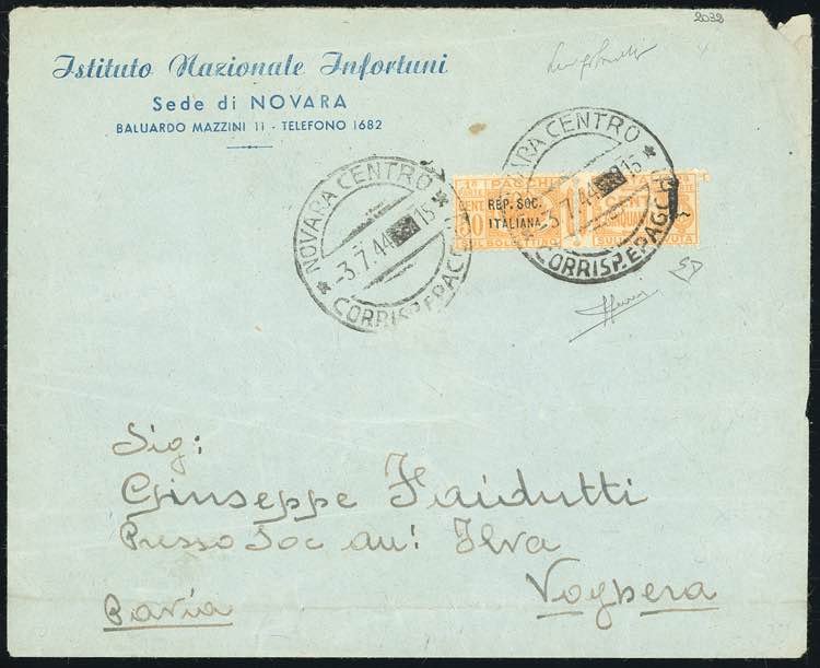 1944 - 50 cent. arancio, ... 