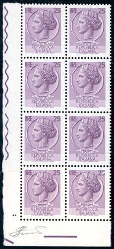 1955 - 25 lire Siracusana, ... 