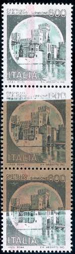 1980 - 600 lire Castelli, striscia ... 