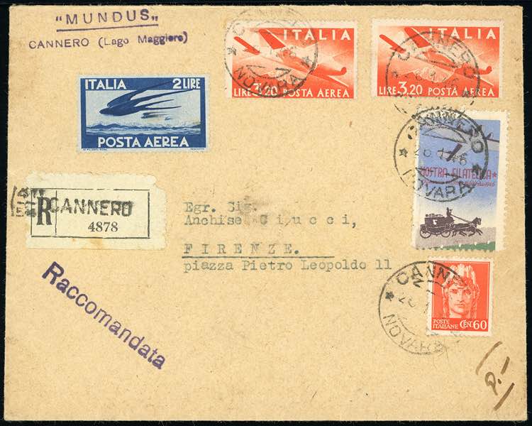 1946 - 3,20 lire, due esemplari, 2 ... 