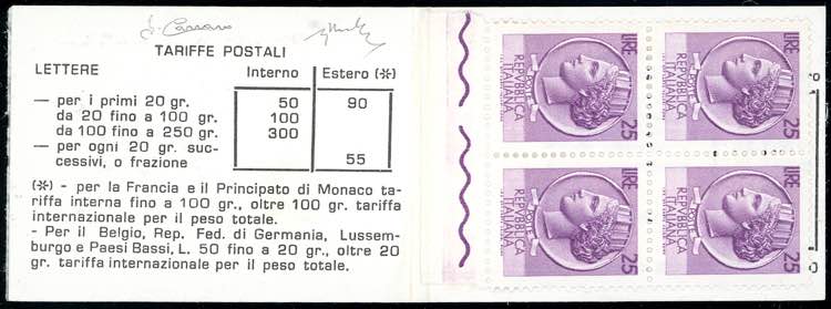 1970 - Libretto Poste Italiane, ... 