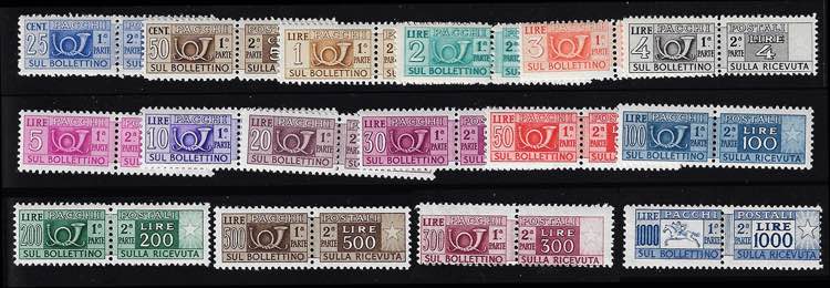 1946/54 - Filigrana ruota, serie ... 