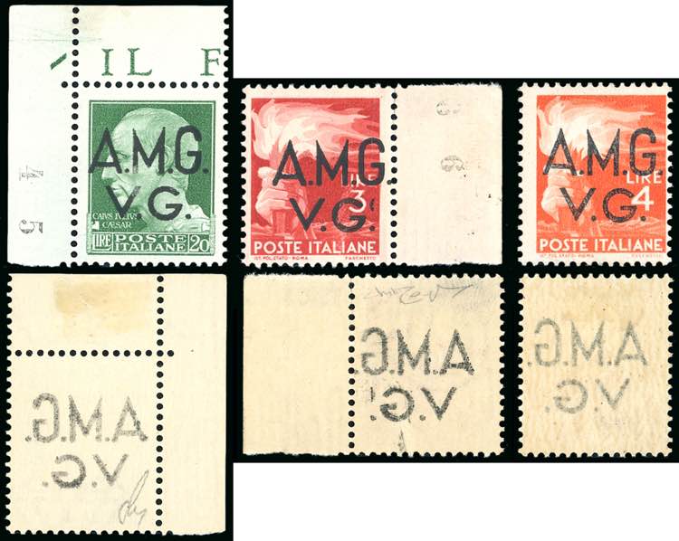 1945 - 20 lire Imperiale, 3 lire, ... 