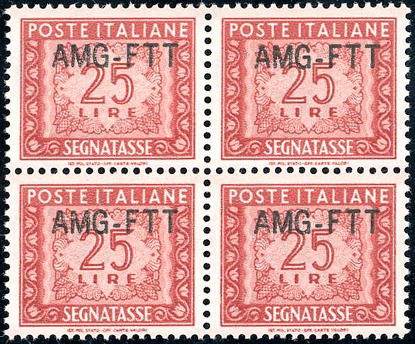 SEGNATASSE 1954 - 25 lire, nuovo ... 