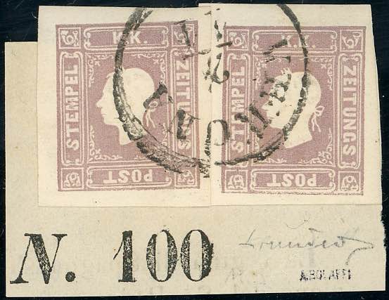 1859 - 1,05 soldi lilla grigio ... 