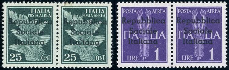 TERAMO 1944 - 25 cent., 1 lira ... 