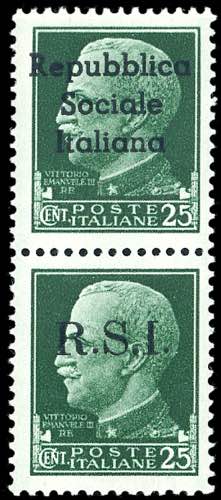 TERAMO 1944 - 25 cent., coppia ... 