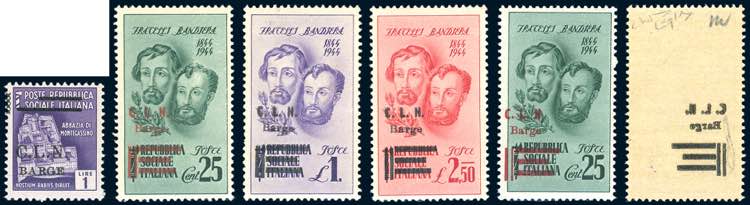 BARGE 1945 - Sei esemplari ... 