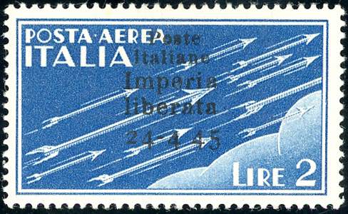 IMPERIA 1945 - 2 lire azzurro ... 