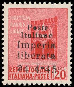 IMPERIA 1945 - 20 cent. Monumenti ... 