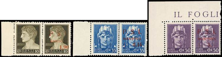 MANTOVA 1945 - 1,90 lire su 10 ... 