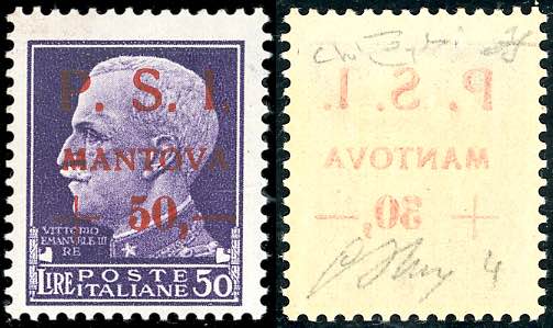 MANTOVA 1945 - 50 lire su 50 ... 