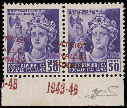 VALLE BORMIDA 1945 - 50 cent., ... 