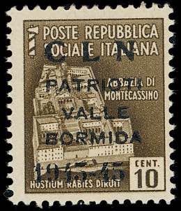 VALLE BORMIDA 1945 - 10 cent., non ... 
