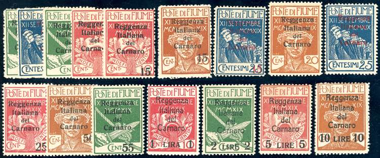 FIUME 1920 - Soprastampati ... 