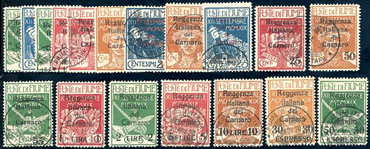 FIUME 1920 - Soprastampati ... 