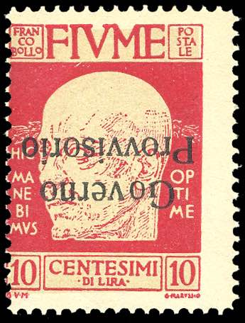 FIUME 1921 - 10 cent. Governo ... 