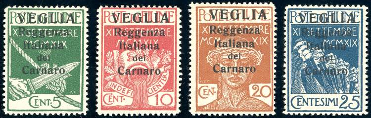 VEGLIA 1920 - Soprastampati in ... 