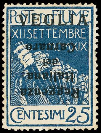 VEGLIA 1920 - 25 cent. indaco, ... 