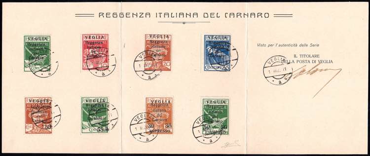 VEGLIA 1920 - Soprastampati in ... 