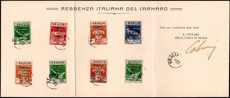 VEGLIA 1920 - Soprastampati in ... 