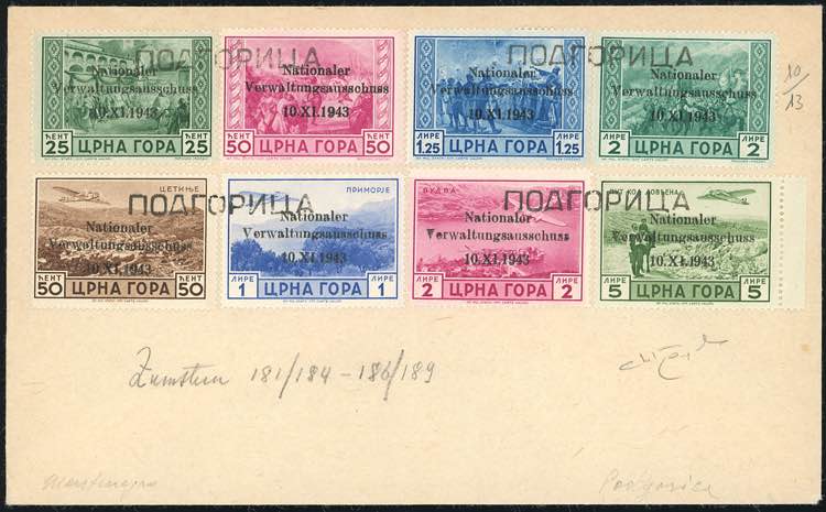 OCCUPAZIONE TEDESCA MONTENEGRO ... 