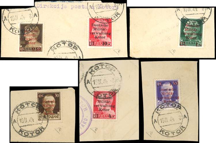 OCCUPAZIONE TEDESCA CATTARO 1944 - ... 