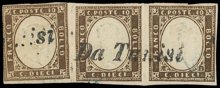 TUNISI 1859  -10 cent. bruno ... 
