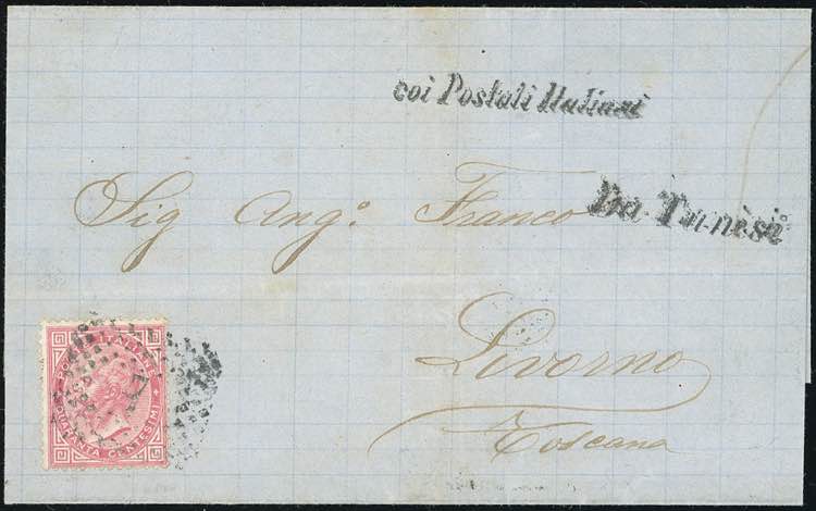 TUNISI 1872 - 40 cent. De La Rue ... 