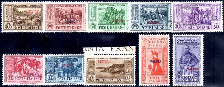 CALINO 1932 - Garibaldi (17/26), ... 
