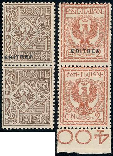 1924 - 1 cent. e 2 cent., entrambi ... 