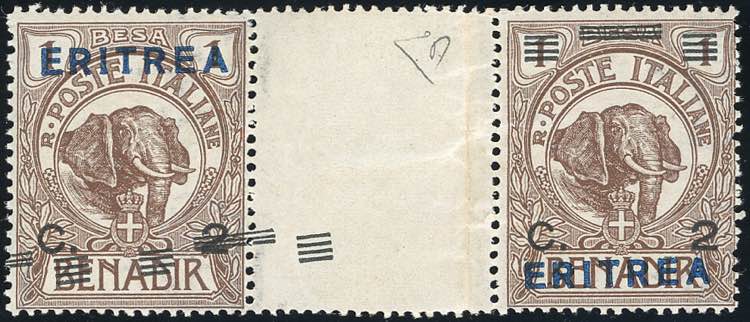 1924 - 2 cent. su 1 b., ... 