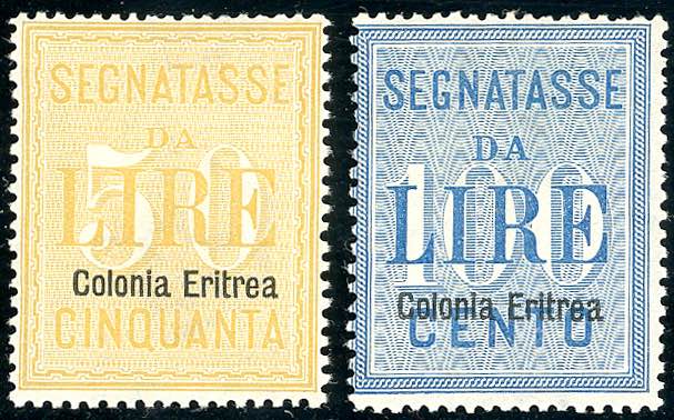 SEGNATASSE 1903 - 50 e 100 lire ... 