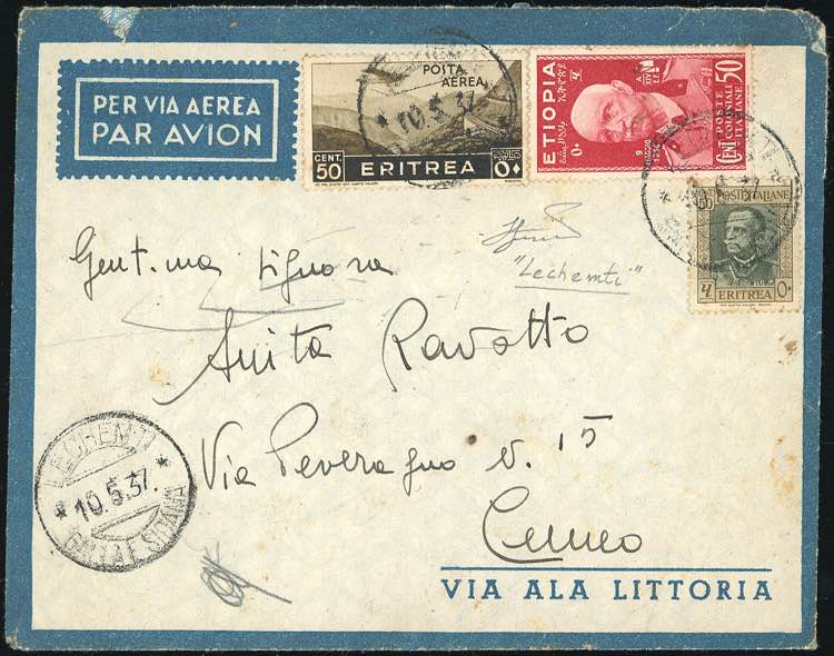 1937 - 50 cent. Vittorio Emanuele ... 