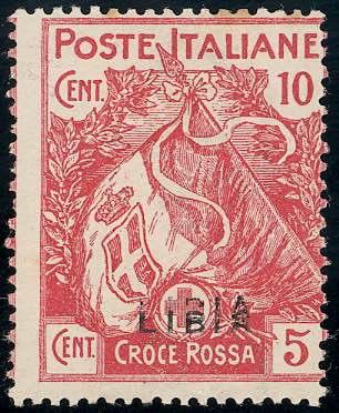 1915 - 10 + 5 cent. Croce Rossa, ... 