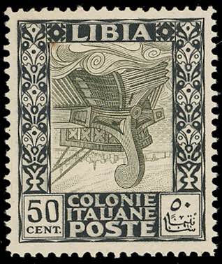 1924 - 50 cent. Pittorica, centro ... 
