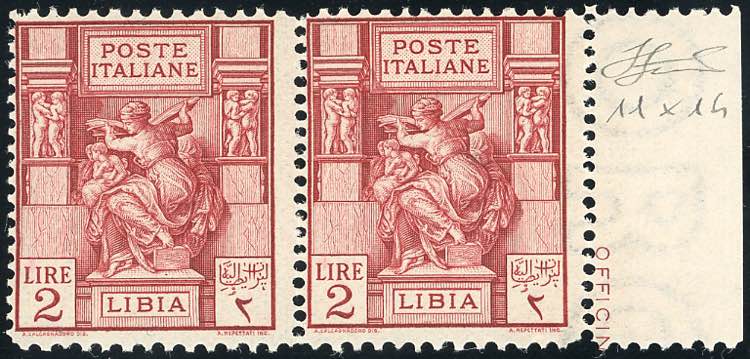 1929 - 2 lire Sibilla Libica, ... 