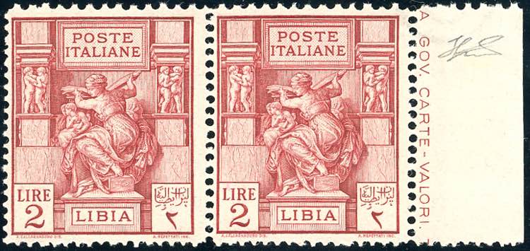 1926 - 2 lire Sibilla Libica, ... 