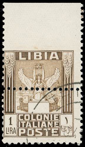 1926 - 1 lira Pittorica, dent. 11, ... 