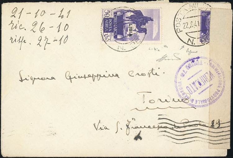 POSTA AEREA 1941 - 50 cent. ... 