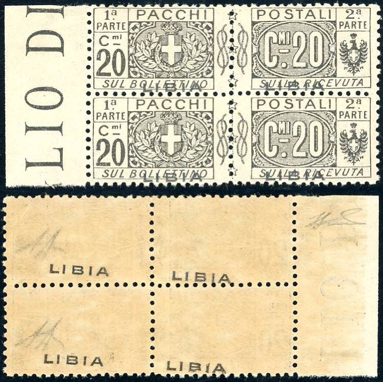 PACCHI POSTALI 1915 - 20 cent. ... 