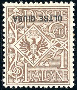 1925 - 1 cent., soprastampa ... 