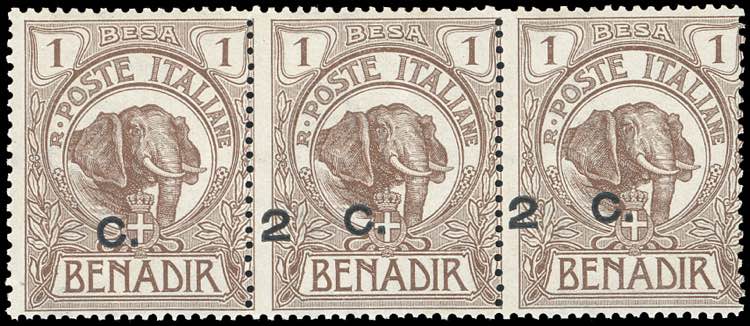 1907 - 2 cent. su 1 b. bruno, ... 