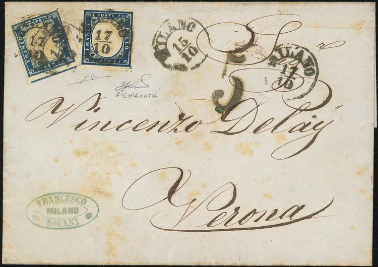 MILANO, C1 - Lettera inizialmente ... 