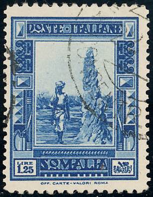 1932 - 1,25 lire Pittorica, dent. ... 