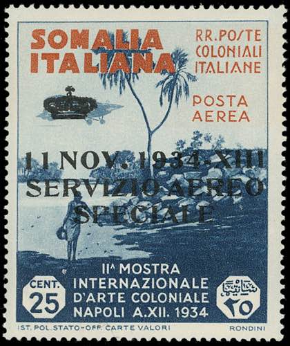 SERVIZIO AEREO 1934 - 25 cent. ... 