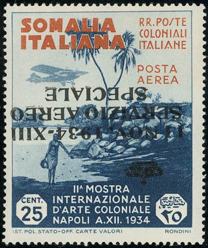 SERVIZIO AEREO 1934 - 25 cent. ... 